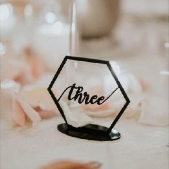 Custom Table Numbers 1-16 - Picture 2 of 4